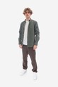 Norse Projects cotton shirt Anton Light Twill N40.0790.8061 green SS23