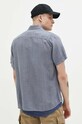 Oblečení Plátěná košile Abercrombie & Fitch KI125.3089.220 modrá