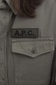 Бавовняна сорочка A.P.C. Mainline бежевий COFCI.M02778