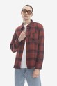 A.P.C. wool blend shirt all-over print red WOAOQ.H02396