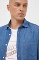 United Colors of Benetton koszula jeansowa niebieski 5DHJUQ02Z.902