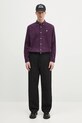 Πουκάμισο κοτλέ Carhartt WIP L/S Madison Fine Cord Shirt I030580.2W0XX μωβ