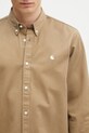 Bavlnená košeľa Carhartt WIP L/S Madison Shirt zelená I023339.1Q5XX