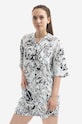 MCQ silk shirt Allover classic blue 668283RSB064138
