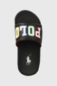 Polo Ralph Lauren klapki dziecięce czarny RF103986