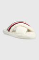Tommy Hilfiger kapcie COMFY HOME SLIPPERS WITH STRAPS kremowy