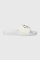 Παντόφλες Calvin Klein Jeans SLIDE MONOGRAM CO SLIDE MONOGRAM CO YW0YW00103 λευκό NC24