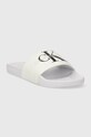 Παπούτσια Παντόφλες Calvin Klein Jeans SLIDE MONOGRAM CO SLIDE MONOGRAM CO YW0YW00103 λευκό