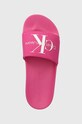 Παντόφλες Calvin Klein Jeans SLIDE MONOGRAM CO SLIDE MONOGRAM CO ροζ YW0YW00103