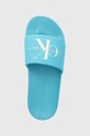 Παντόφλες Calvin Klein Jeans SLIDE MONOGRAM CO SLIDE MONOGRAM CO μπλε YW0YW00103