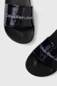 μαύρο Παντόφλες Calvin Klein Jeans SLIDE METALLIC MONOLOGO