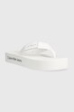 Calvin Klein Jeans japonki FLATFORM FLIPFLOP YW0YW00993 biały SS23
