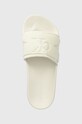 Calvin Klein Jeans klapki SLIDE HIGH/LOW FREQUENCY WN beżowy YW0YW00999