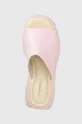 ροζ Δερμάτινες παντόφλες Vagabond Shoemakers Shoemakers COURTNEY
