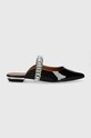 Kožené šľapky Kurt Geiger London Princely mules čierna 1808900309.BLACK
