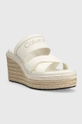 Natikači Calvin Klein WEDGE 50HH - HE bela