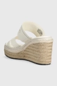 Natikače Calvin Klein WEDGE 50HH - HE  Vanjski dio: Tekstilni materijal, Prirodna koža Unutrašnji dio: Sintetički materijal, Prirodna koža Potplat: Sintetički materijal