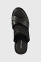 Παντόφλες Calvin Klein WEDGE 50HH - HE μαύρο HW0HW01498