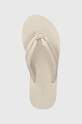 Calvin Klein japonki FLATFORM FLIP FLOP W/HW beżowy HW0HW01503