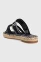 Obuwie Tommy Hilfiger klapki SEASONAL WEBBING SANDAL FW0FW07181 granatowy