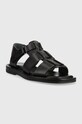 Gant sandały skórzane Khiria 26561833.G00 czarny AW23