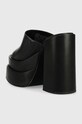 Încălțăminte Steve Madden slapi de piele Cagey SM11002312.017 negru