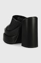Obuwie Steve Madden klapki skórzane Cagey SM11002312.017 czarny