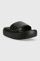 adidas papuci Adilette Platform HQ6179 negru SS23