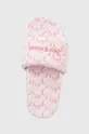 różowy Juicy Couture klapki