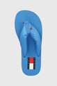 Žabky Tommy Jeans FLAG EVA BEACH SANDAL modrá EN0EN02111