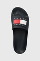 Tommy Jeans papuci FLAG POOL SLD ESS EN0EN02115 bleumarin