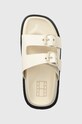 Šľapky Tommy Jeans FANCY SANDAL béžová EN0EN02136