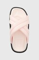 Natikači Tommy Jeans FANCY PADDED SANDAL roza EN0EN02175