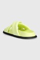 Încălțăminte Tommy Jeans papuci FANCY PADDED SANDAL EN0EN02175 verde