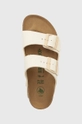 beżowy Birkenstock klapki Arizona Rivet Logo