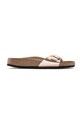 Pantofle Birkenstock Madrid imitace kůže zlatá 1023927