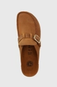 hnedá Semišové šľapky Birkenstock Buckley