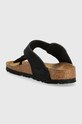 Obuwie Birkenstock japonki skórzane Gizeh Big Buckle 1024107 czarny