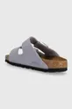 Birkenstock klapki zamszowe Arizona SFB Cholewka: Skóra zamszowa, Wnętrze: Skóra zamszowa, Podeszwa: Materiał syntetyczny