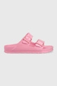 pink Birkenstock sliders 02381-ARIZONA EVA Women’s