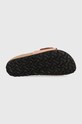 Кожаные шлепанцы Birkenstock Madrid Big Buckle 1024039 розовый