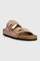 Шкіряні шльопанці Birkenstock ARIZONA BIG BUCKLE 1024074 рожевий SS23