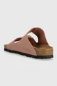 Birkenstock leather sliders ARIZONA BIG BUCKLE  Uppers: Natural leather Inside: Suede Outsole: Synthetic material