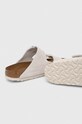 Shoes Birkenstock Arizona Soft Footbed Suede Antique White 1024516 white