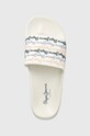 Pepe Jeans papuci SLIDER alb PLS70127