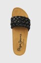 Pepe Jeans klapki OBAN czarny PLS90608
