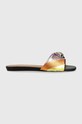 Кожаные шлепанцы Kurt Geiger London Kensington венский мультиколор 8496169109.MULT