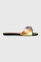 Kurt Geiger London klapki skórzane Kensington płaski multicolor 8496169109.MULT