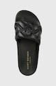 Kurt Geiger London papuci Meena Eagle Drench negru 8650300979.BLACK