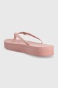 Obuv Žabky Tommy Hilfiger TH MONOGRAM FLAT SANDAL FW0FW06964 ružová